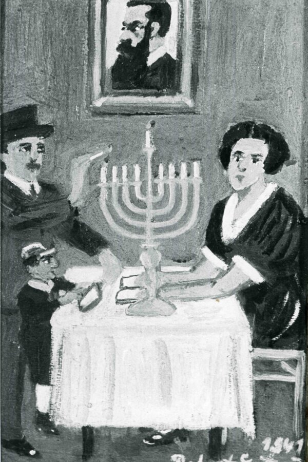 Robert Guttmann, Chanuka (Svátek světel), 1941; foto: Josef Tichý